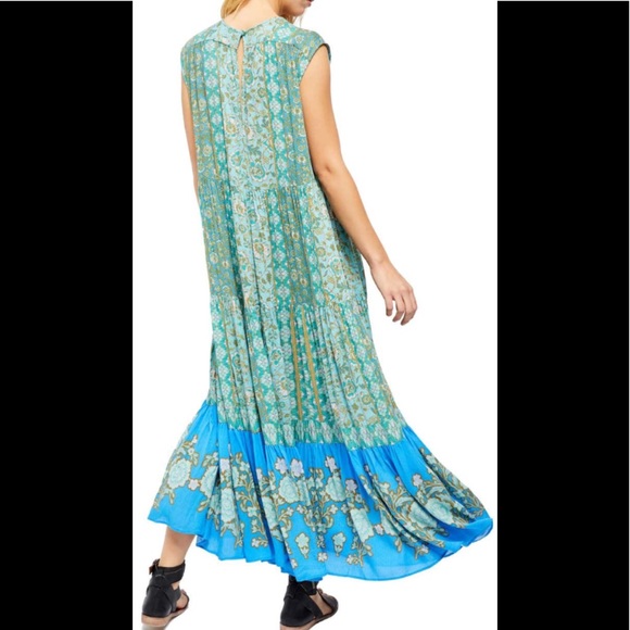 Free People Hanalei Bay Lace-up Midi Dress - Picture 3 of 12